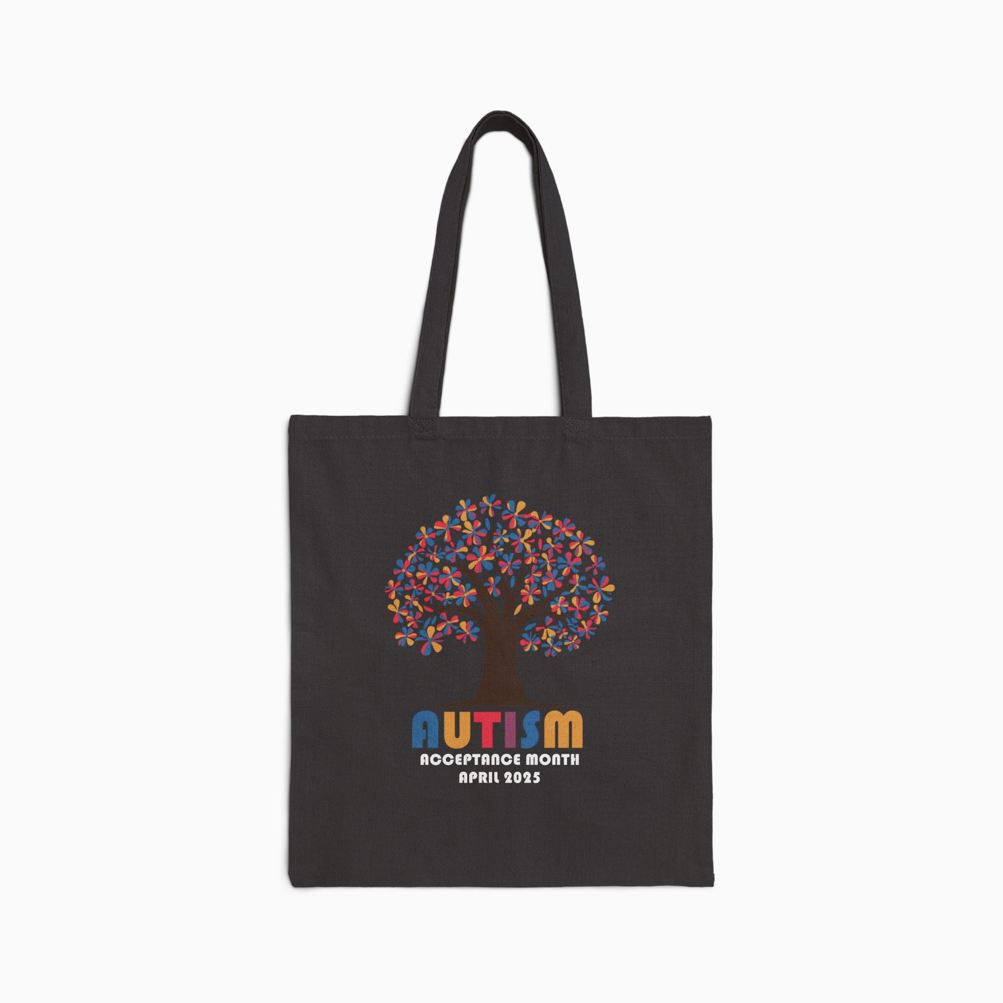 Autism Awareness 2025 - Tree of Acceptance Canvas Tote Bag