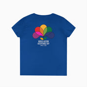 Autism Awareness 2025 - Spectrum in Bloom Ladies V-Neck T-Shirt