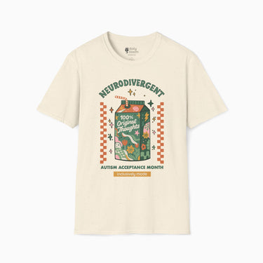 Autism T-Shirt - 100% Original Thoughts Tag Free Tee - Daily Bloom