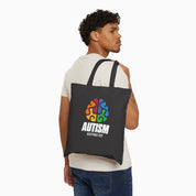 Autism Awareness 2025 - Brainbow Canvas Tote Bag
