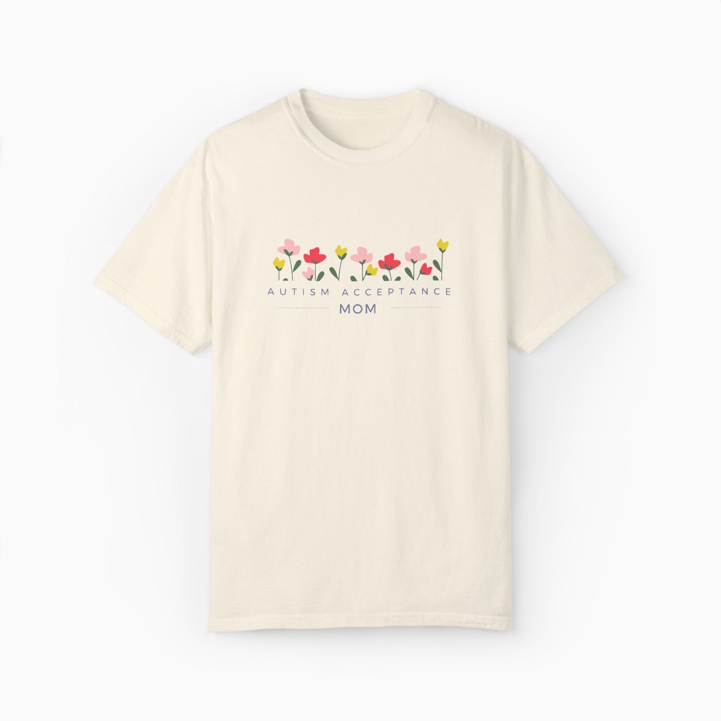 Autism Acceptance Mom Comfort Colors Tee