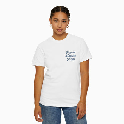 Proud Autism Mom Comfort Colors Tee