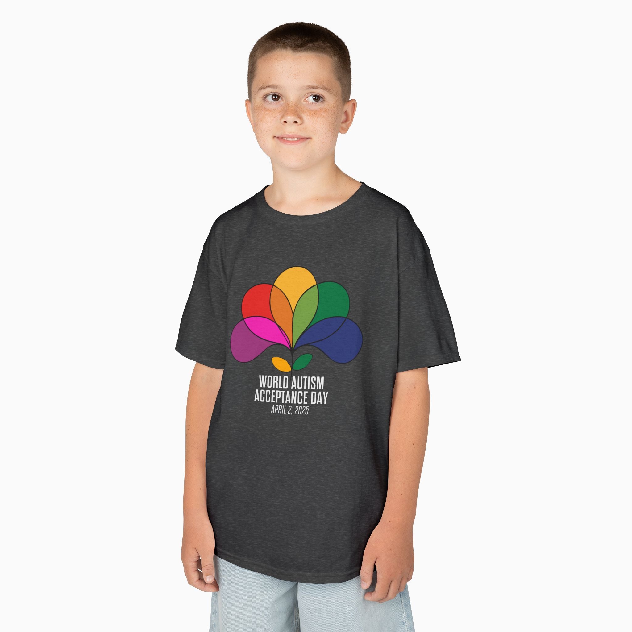 Autism Awareness 2025 - Spectrum in Bloom Youth T-Shirt