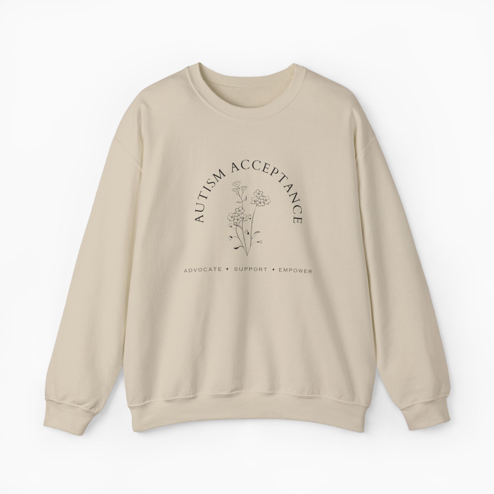 Autism Acceptance - Advocate Support Empower Sweatshirt