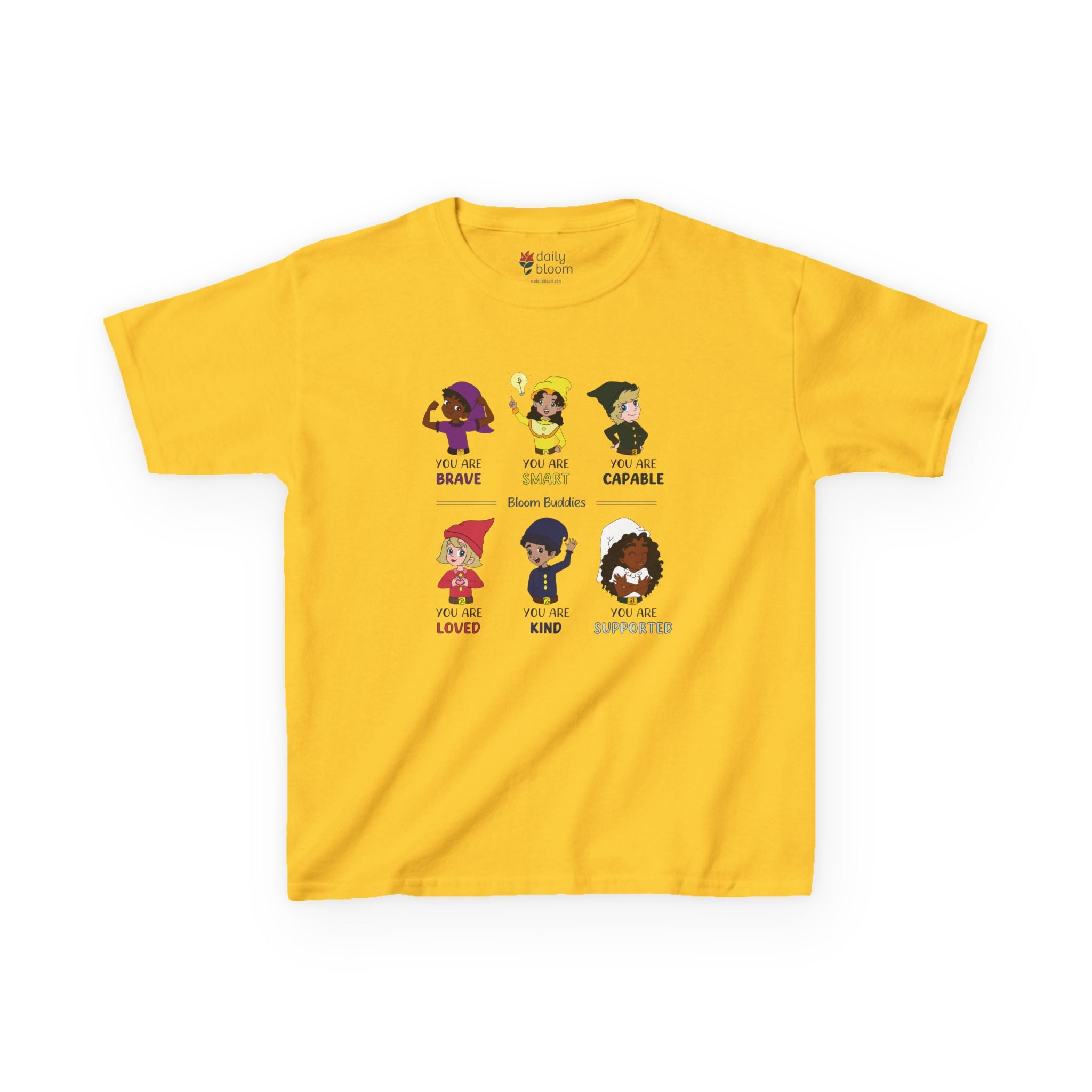 Bloom Buddies Affirmations Youth T-Shirt