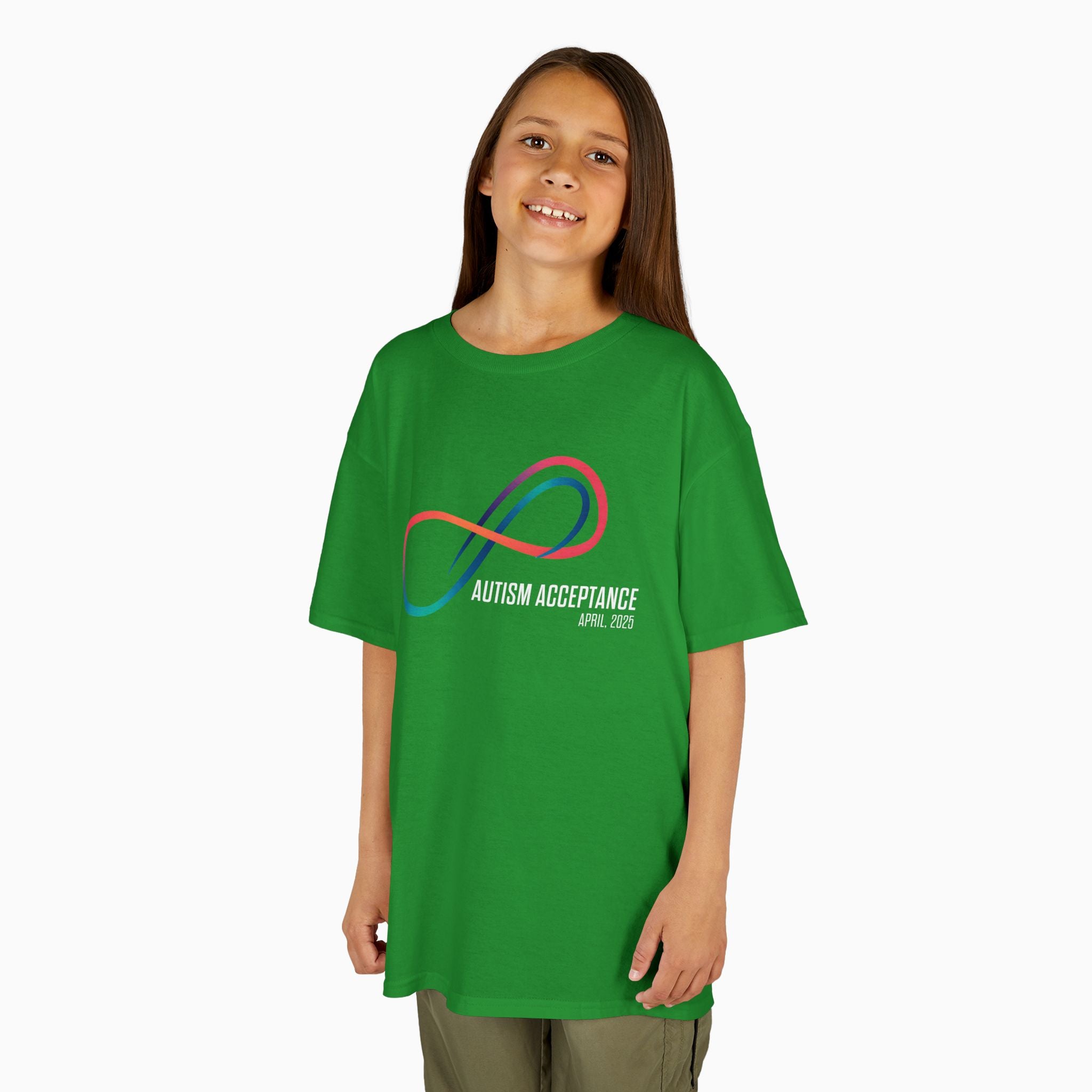 Autism Awareness 2025 - Loop of Acceptance Youth T-Shirt