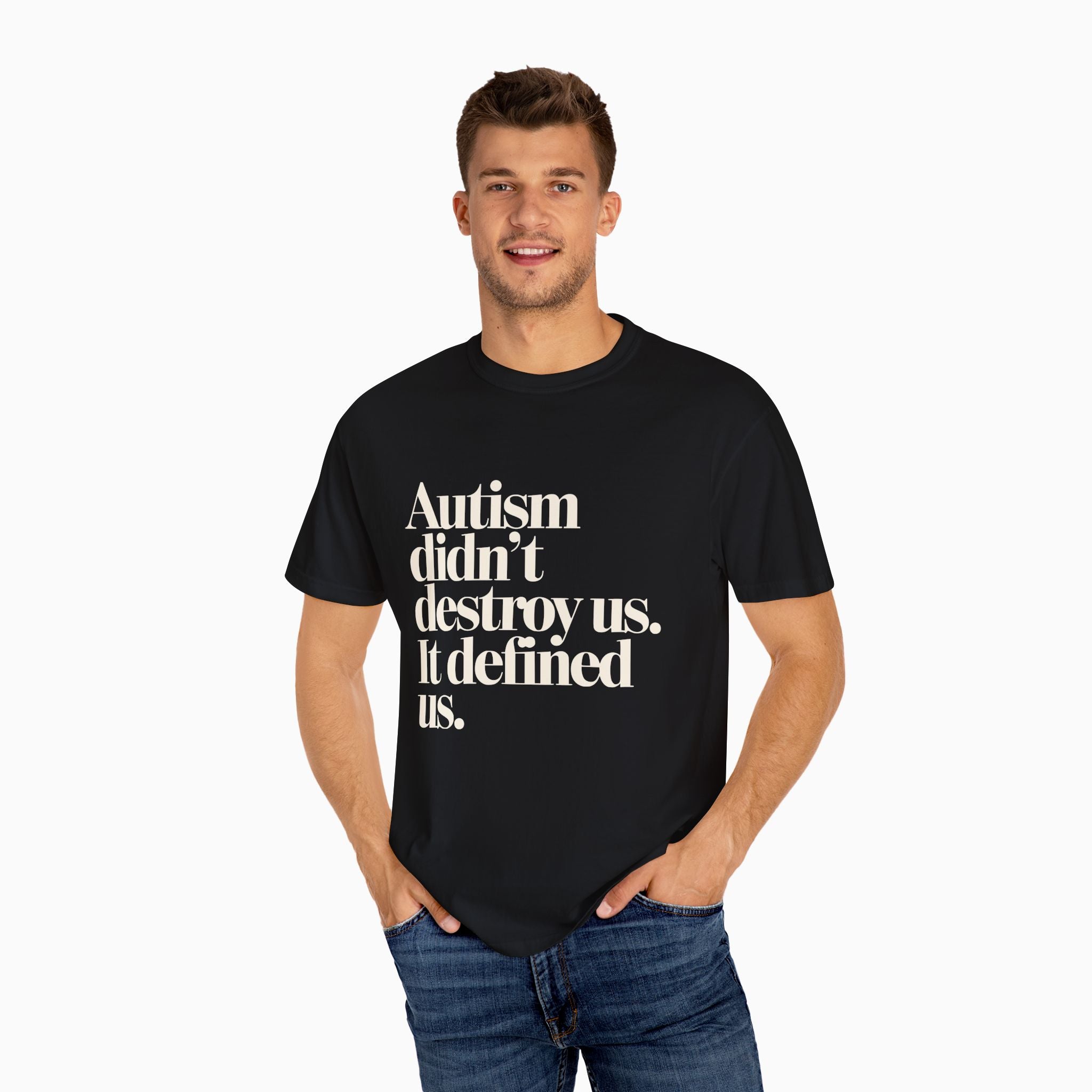 Autism Didn't Destroy Us Comfort Colors Tee