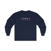 Autism Long - sleeve - Advocate Support Empower Love Hearts Long Sleeve T-Shirt - Daily Bloom