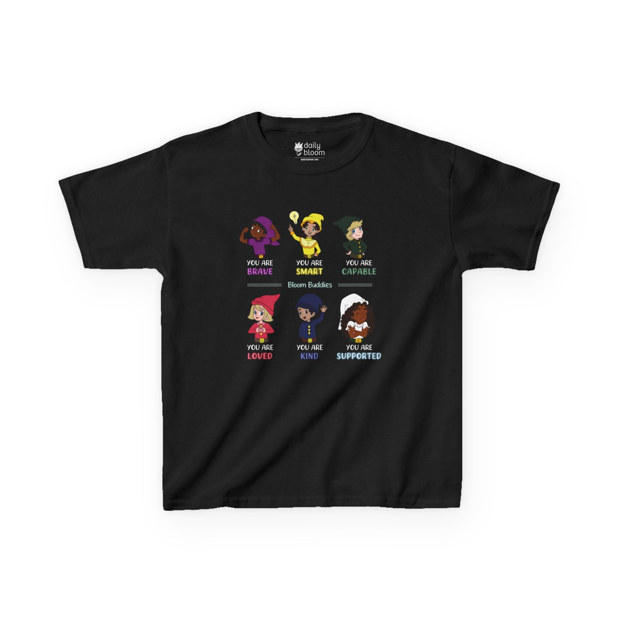 Bloom Buddies Affirmations Youth T-Shirt