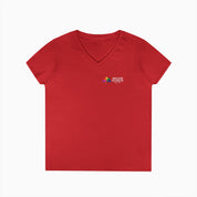 Autism Awareness 2025 - Spectrum in Bloom Ladies V-Neck T-Shirt