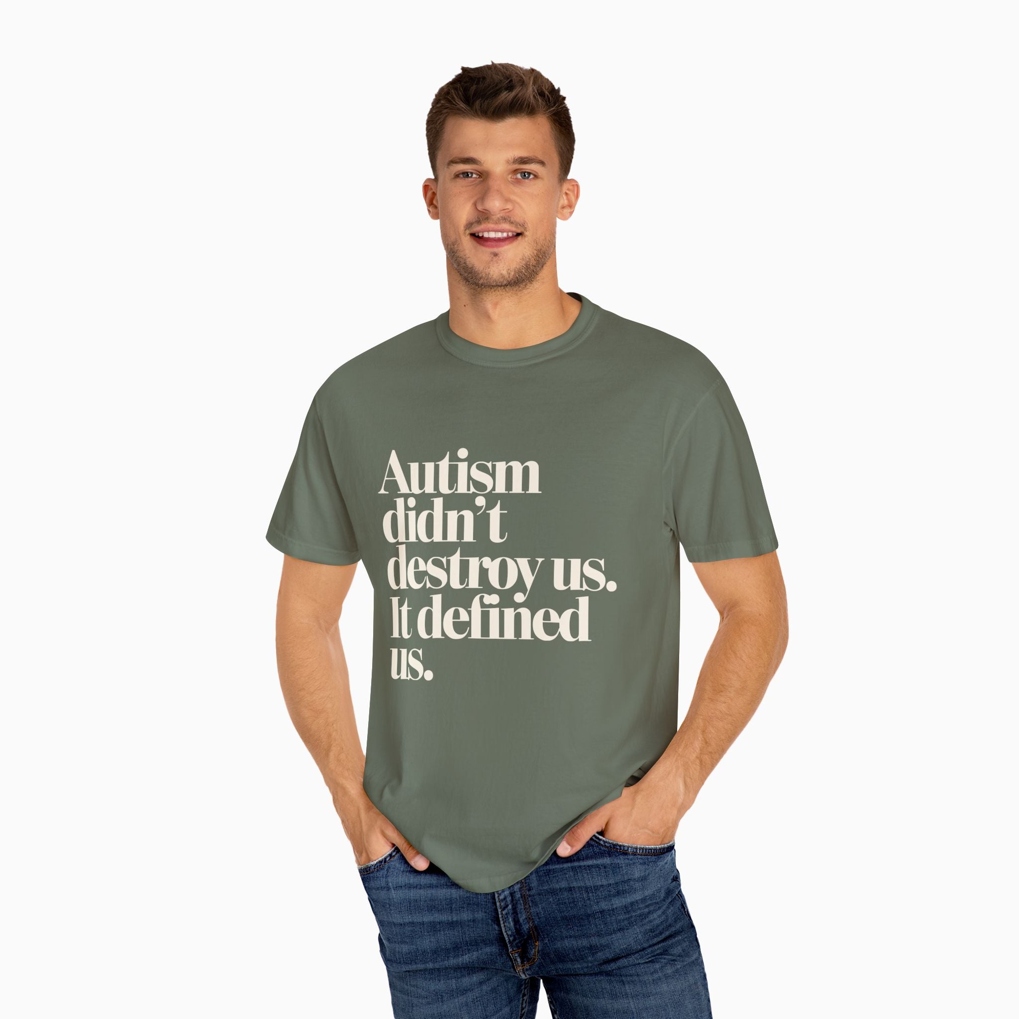 Autism Didn't Destroy Us Comfort Colors Tee