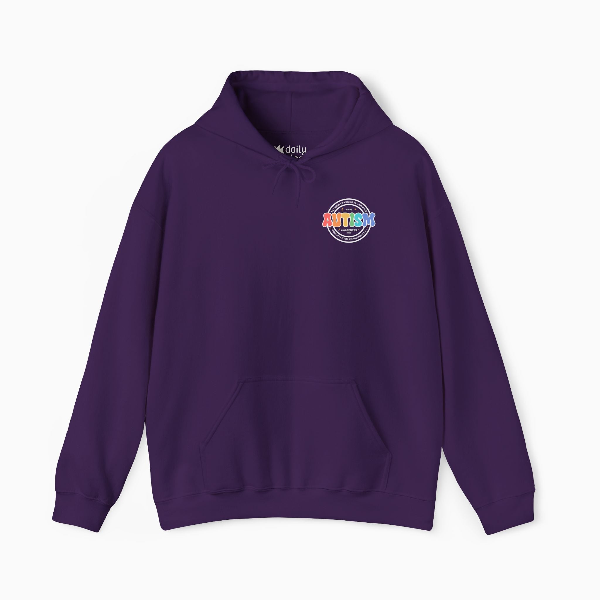 Autism Awareness 2025 - Blooms of Color All Around Hoodie