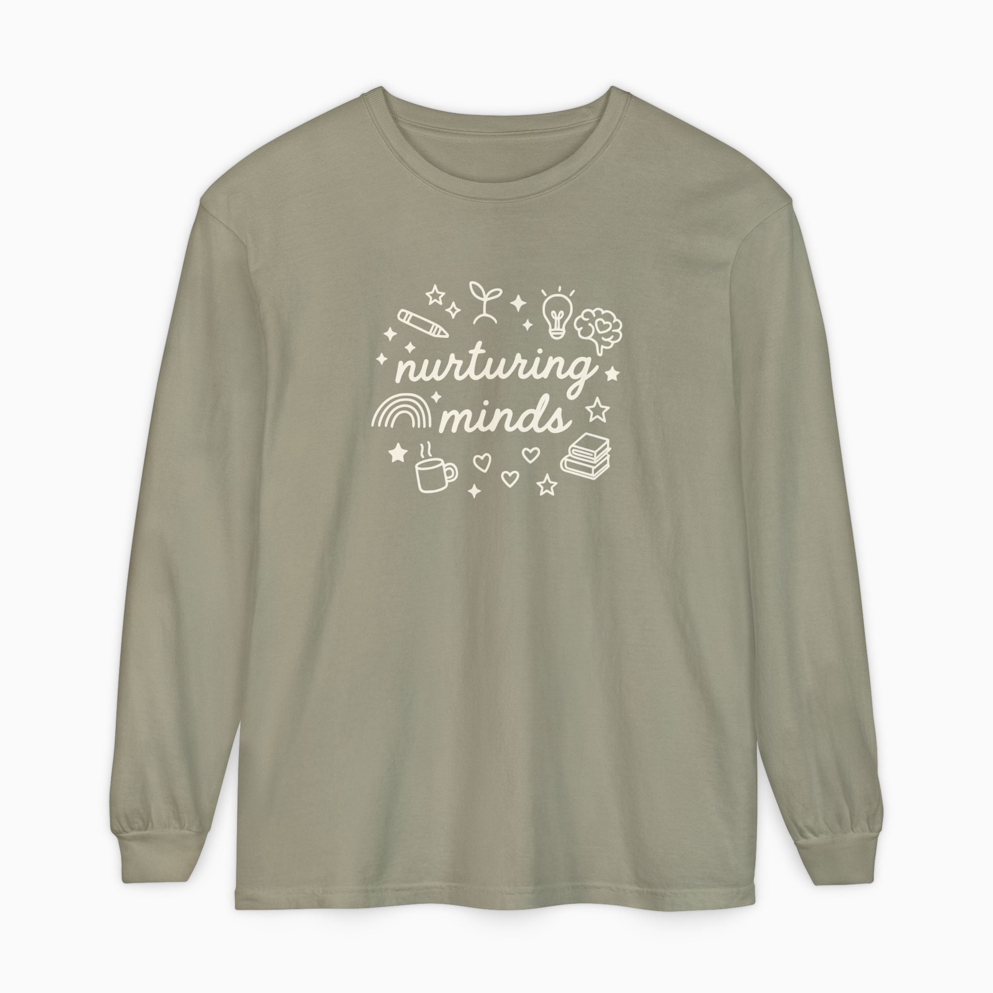 Nurturing Minds Comfort Colors Long Sleeve T-Shirt