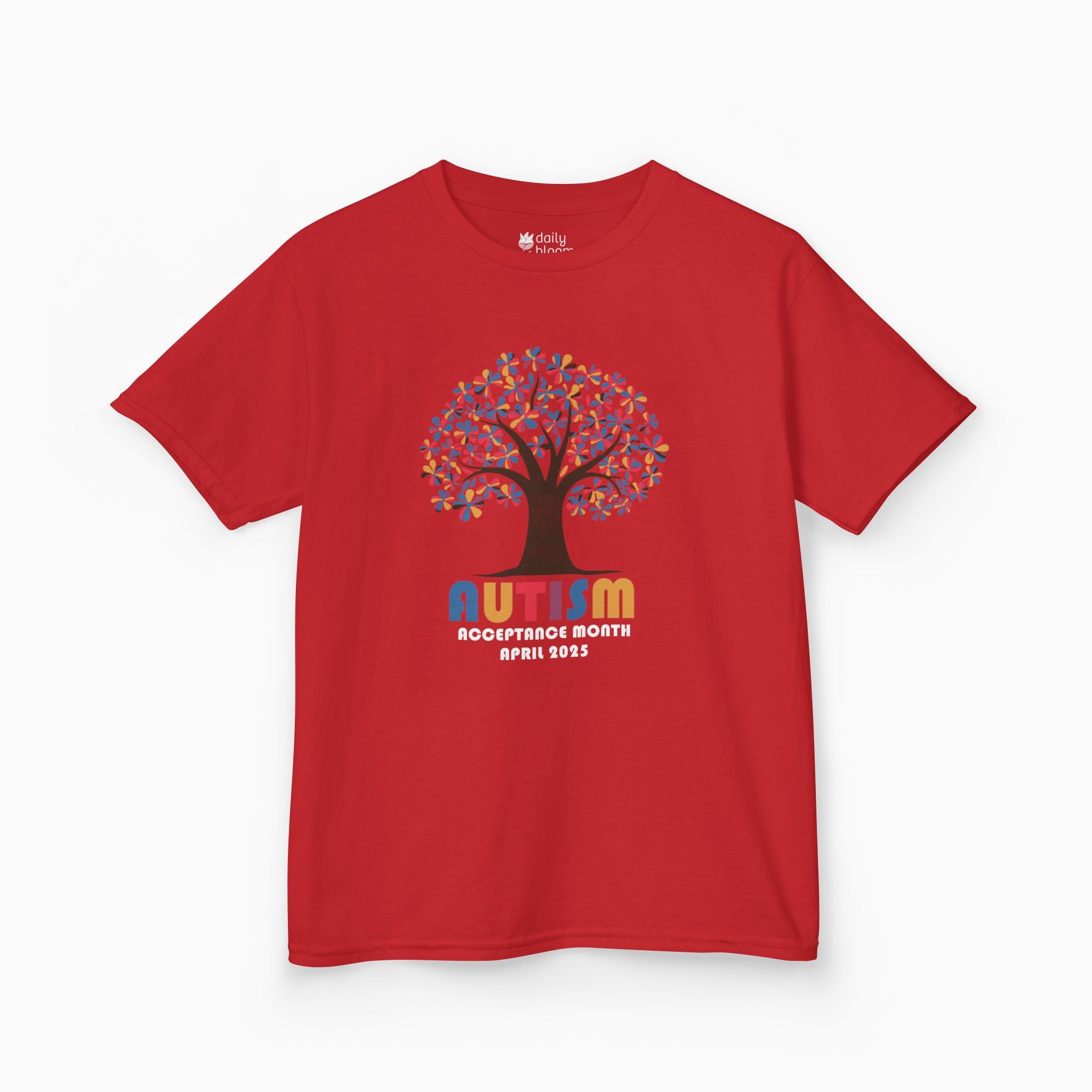 Autism Awareness 2025 - Tree of Acceptance Youth T-Shirt