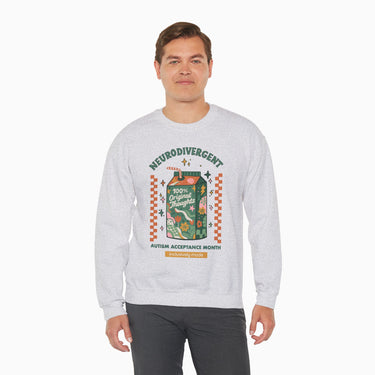 Autism Sweatshirt - 100% Original Thoughts Tag Free Sweatshirt - Daily Bloom