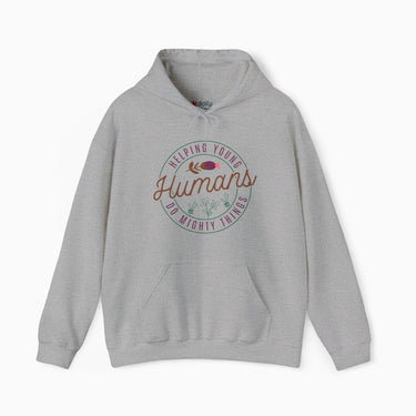 Autism Hoodie - Helping Young Humans Do Mighty Things Hoodie - Daily Bloom