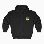 Autism Awareness 2025 - Brainbow Zip Up Hoodie