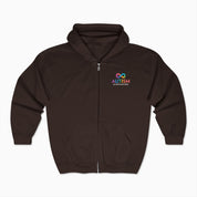 Autism Awareness 2025 - Infinity Acceptance Zip Up Hoodie