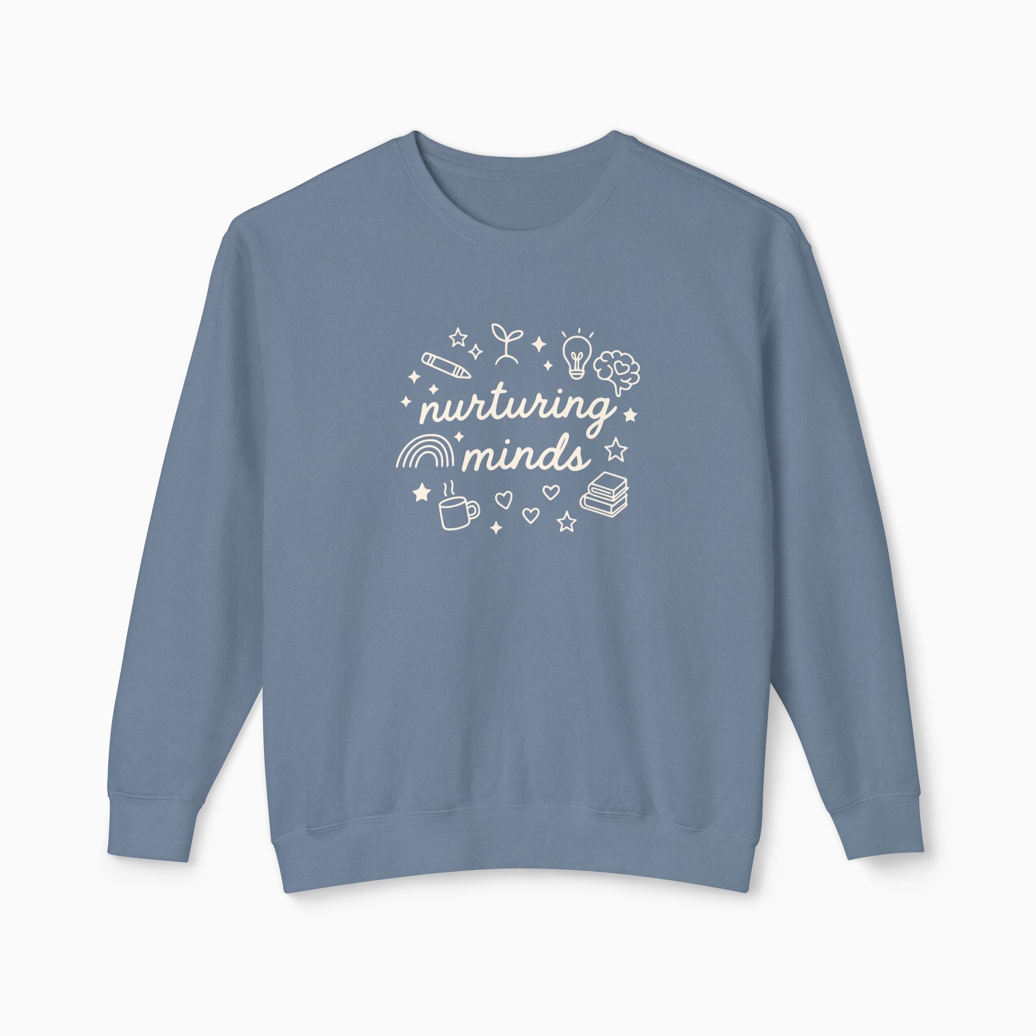 Nurturing Minds Comfort Colors Lightweight Sweatshirt