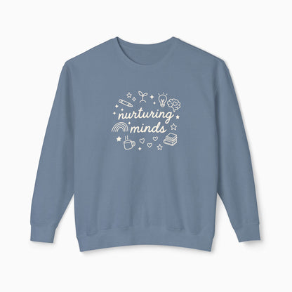 Nurturing Minds Comfort Colors Lightweight Sweatshirt