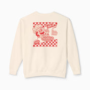 Autism Sweatshirt - We Deliver Kindness Comfort Colors Lightweight Sweatshirt - Daily Bloom