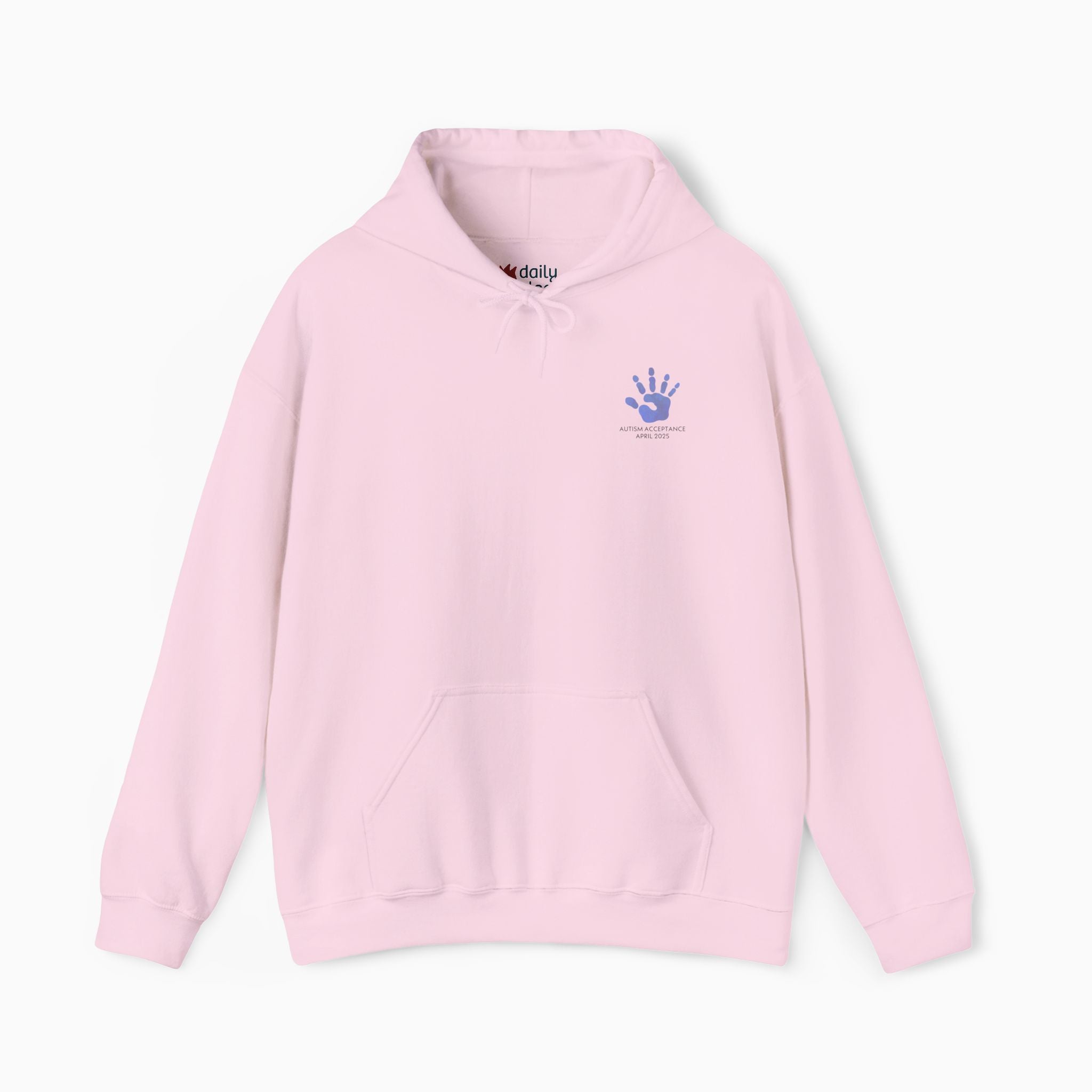 Autism Awareness 2025 - Affirmation Handprints Hoodie