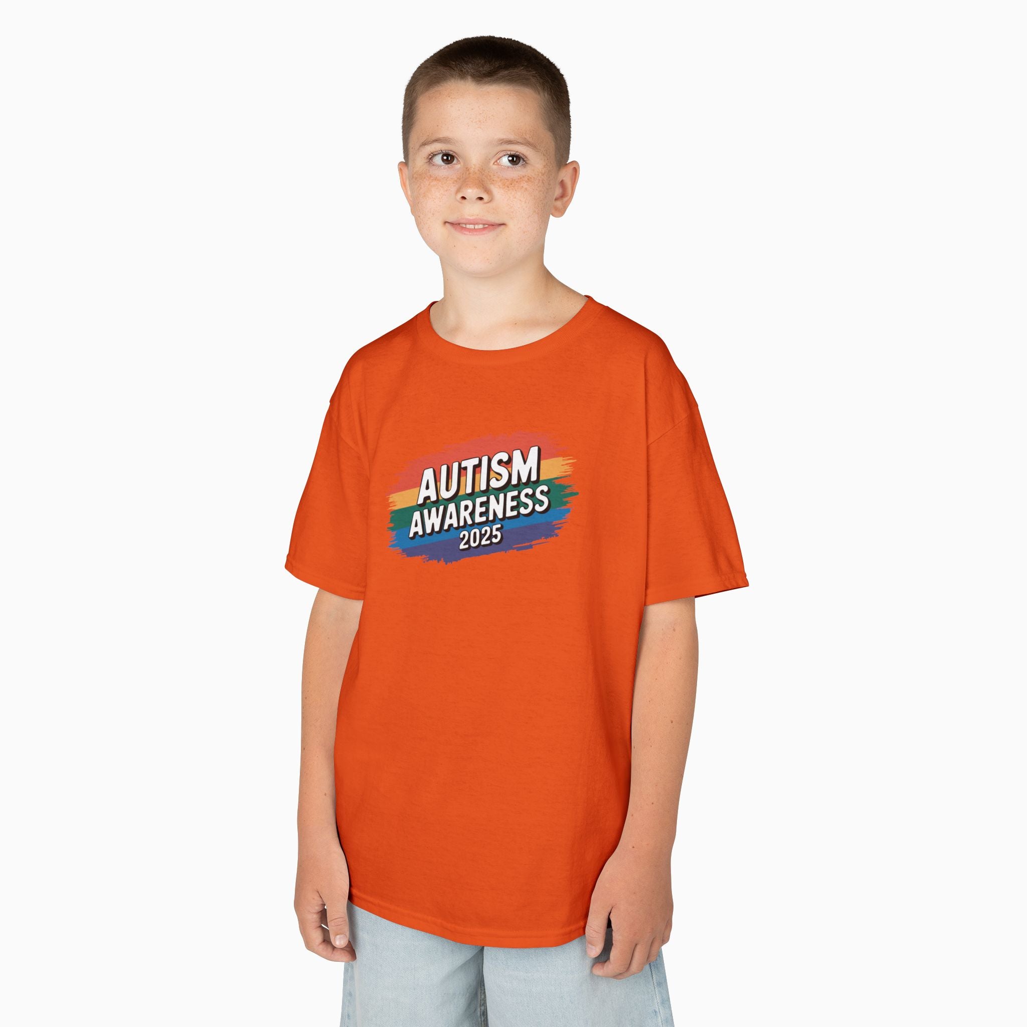 Autism Awareness 2025 - Brushstrokes of Awareness Youth T-Shirt