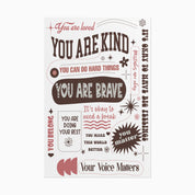 Affirmations Printed Wall Poster