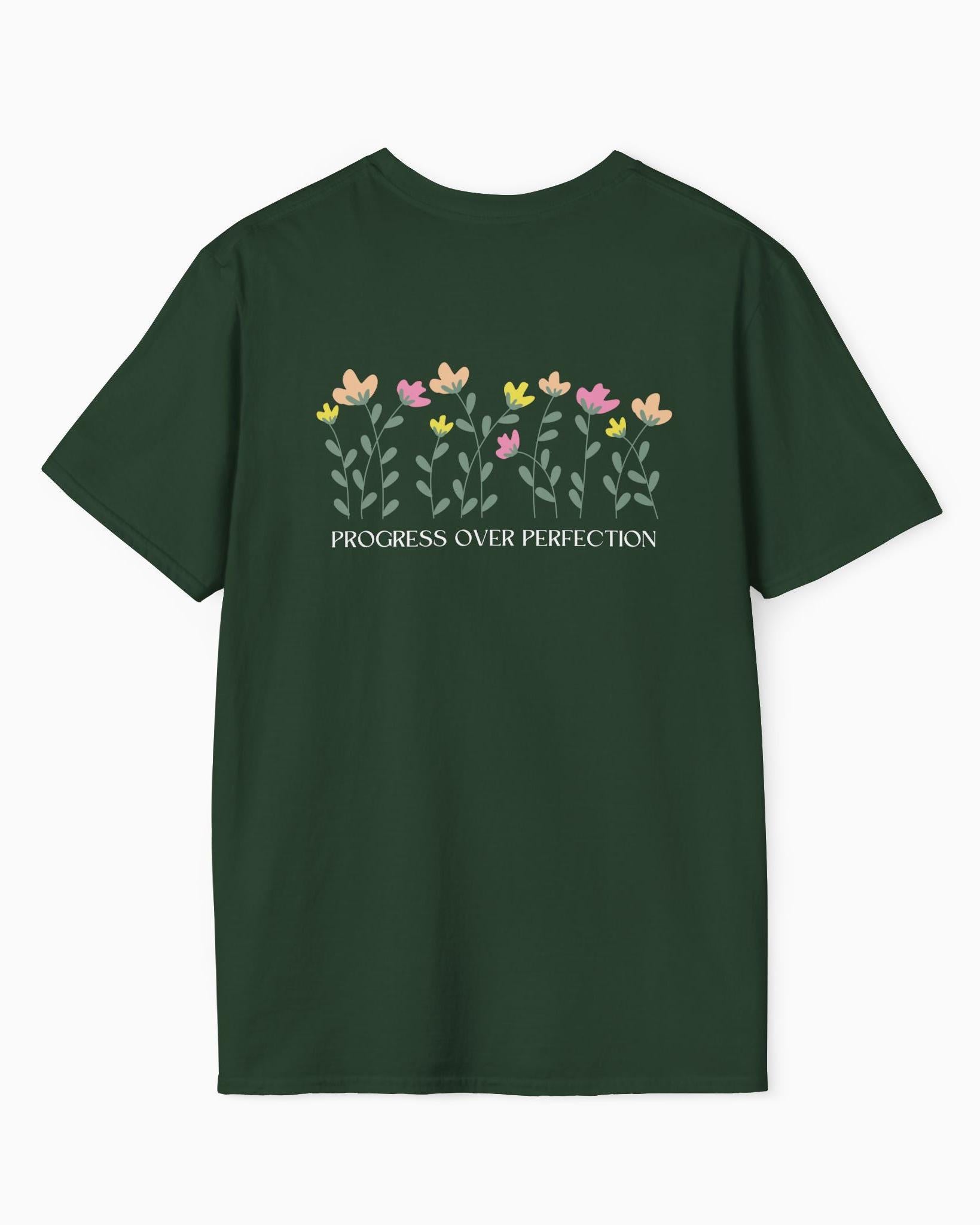 Progress over Perfection Tee w/ Back Print