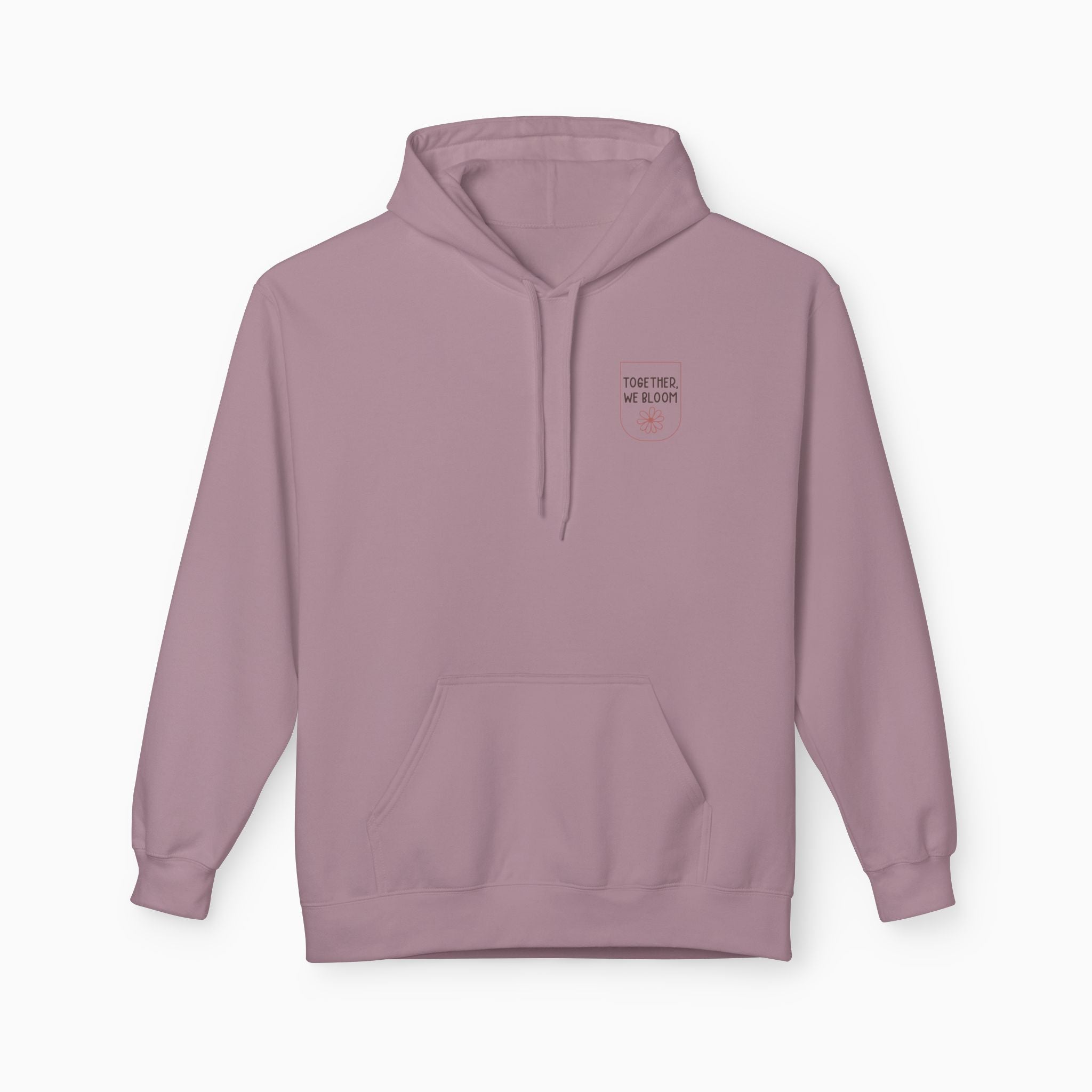 Together We Bloom Tag Free Hoodie