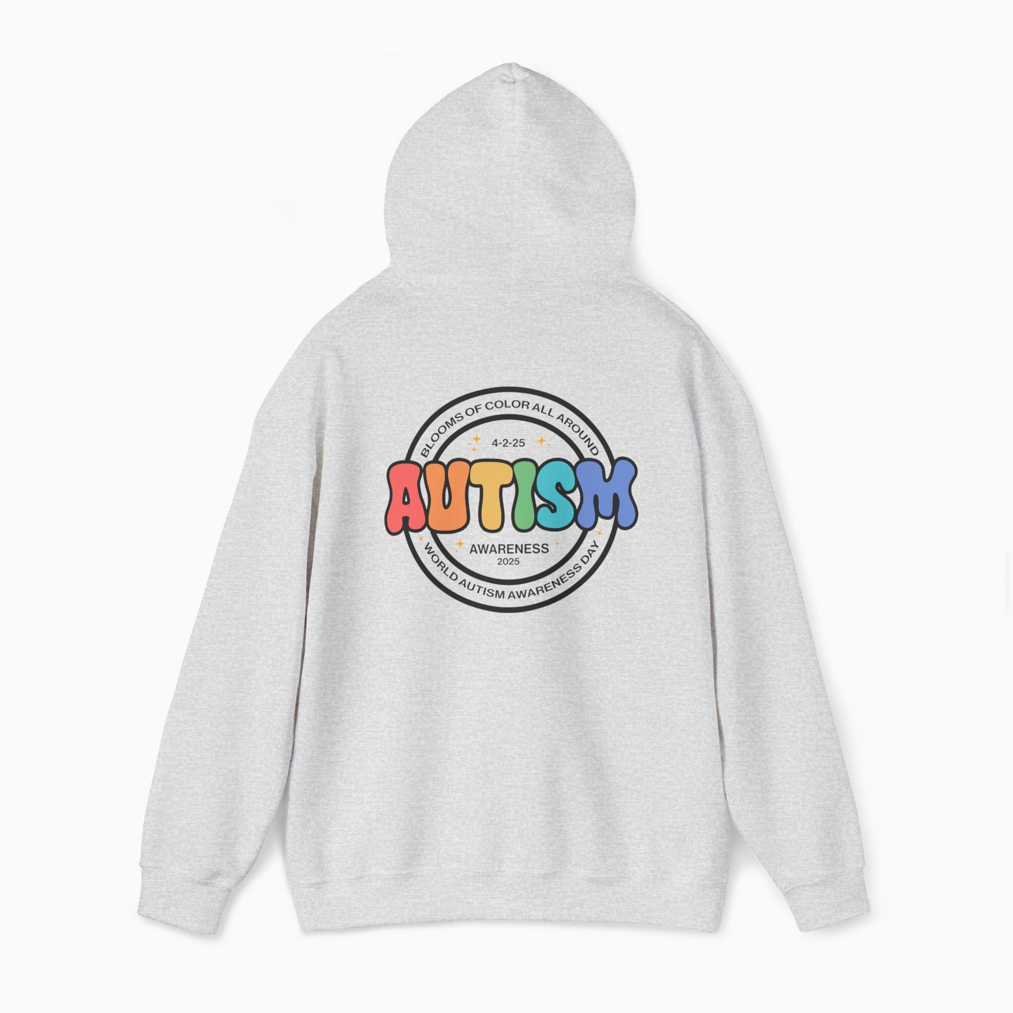 Autism Awareness 2025 - Blooms of Color All Around Hoodie