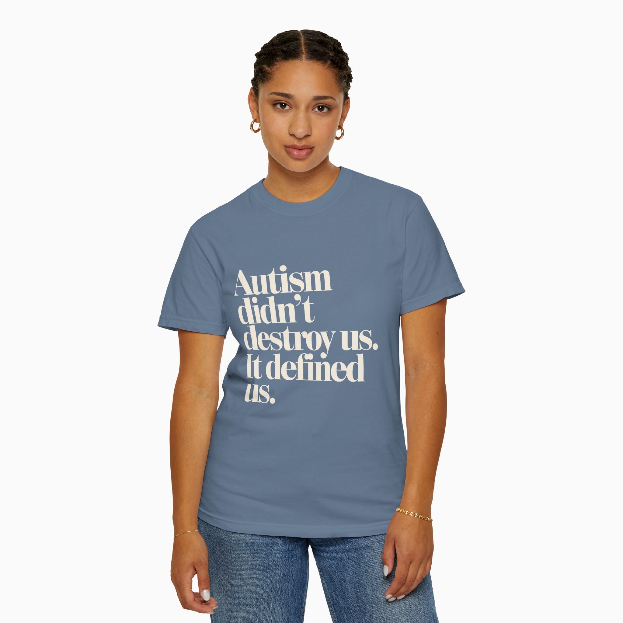 Autism Didn't Destroy Us Comfort Colors Tee