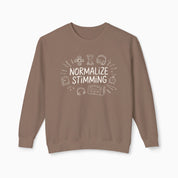 Normalize Stimming Comfort Colors Lightweight Sweatshirt