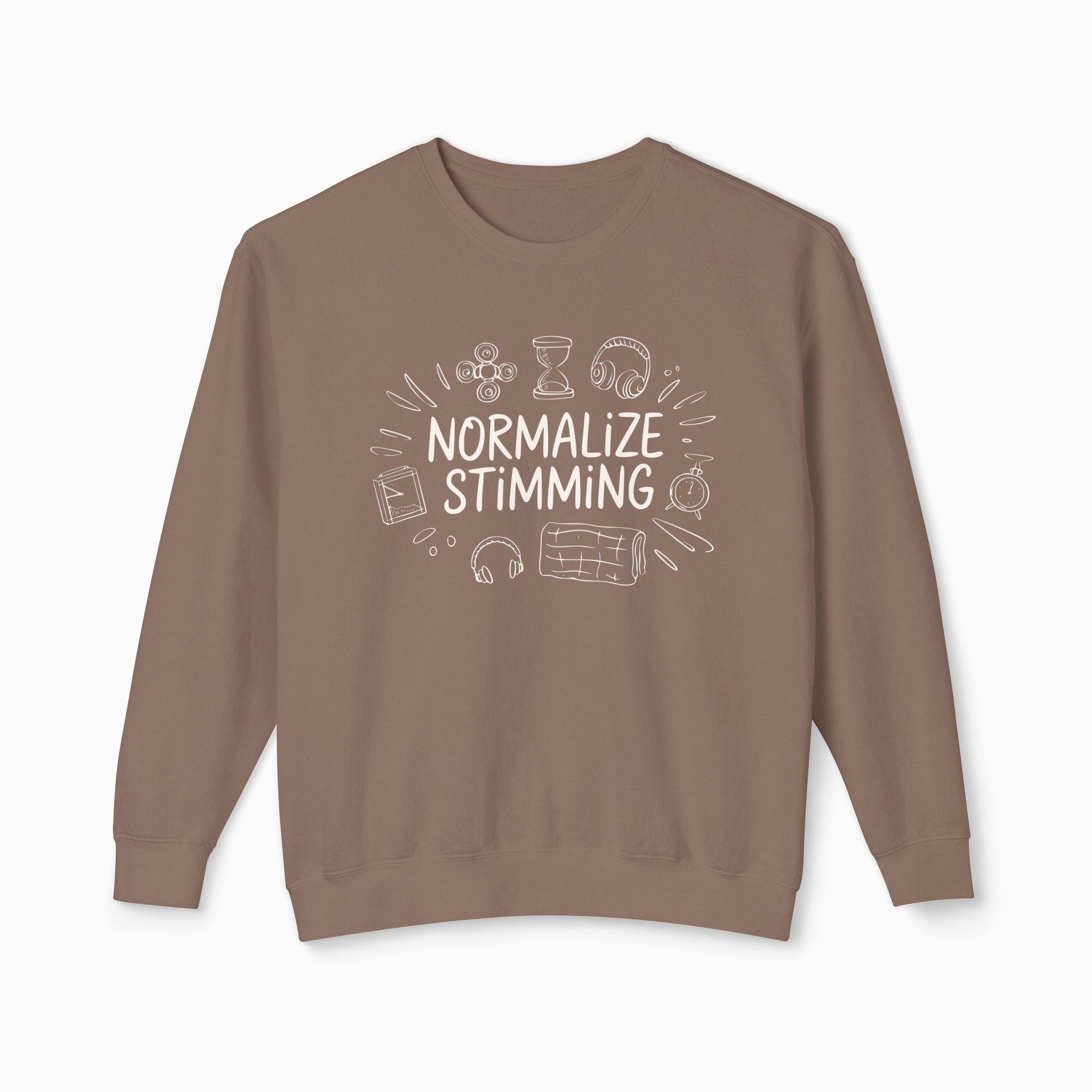 Normalize Stimming Comfort Colors Lightweight Sweatshirt
