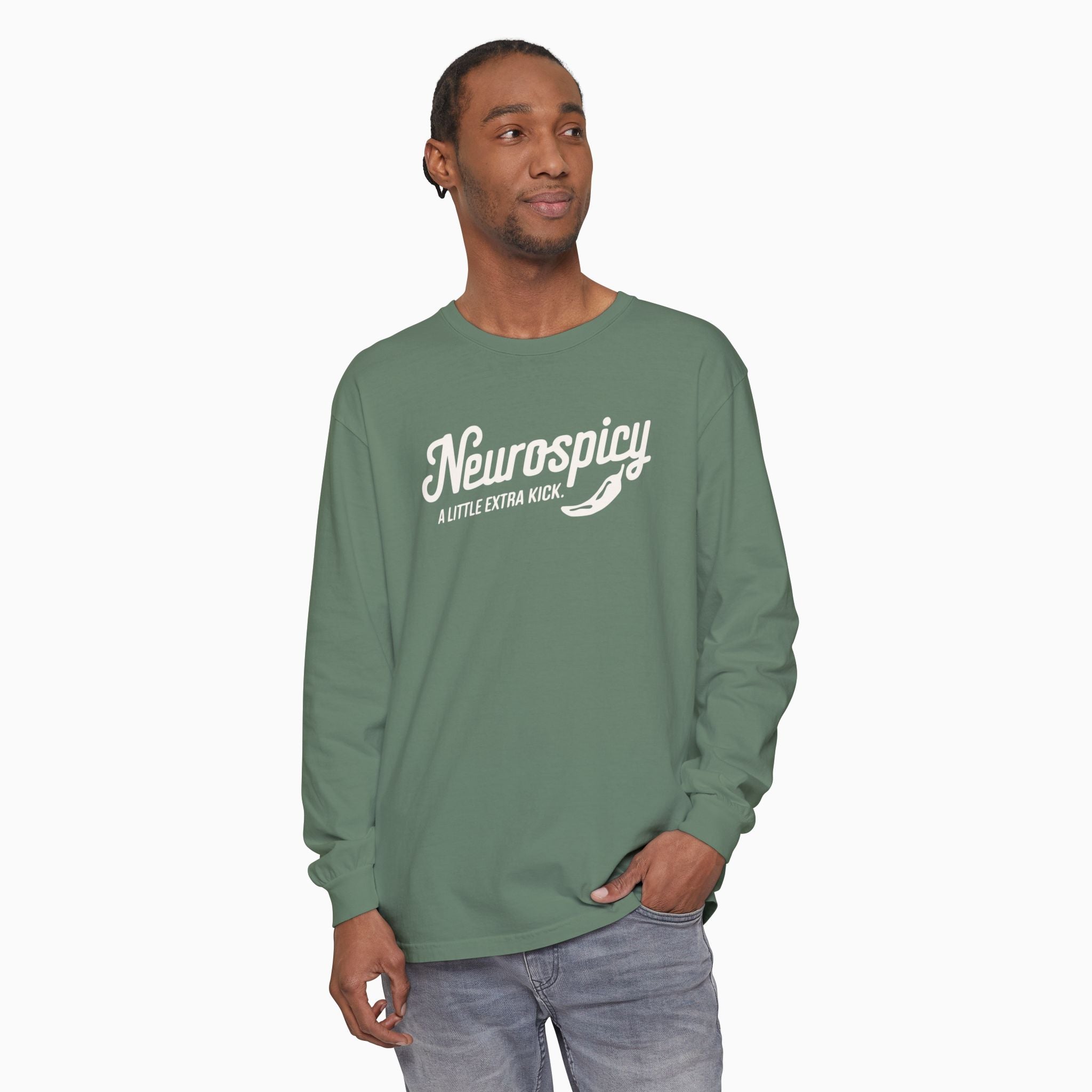 Neurospicy Comfort Colors Long Sleeve T-Shirt
