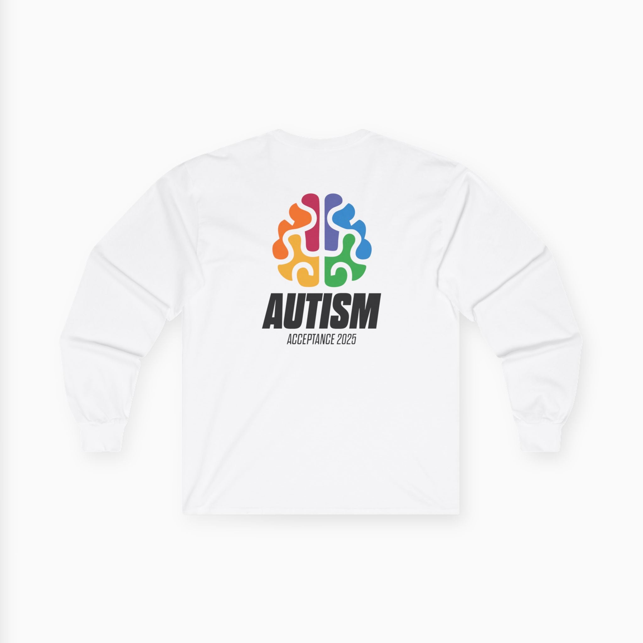 Autism Awareness 2025 - Brainbow Long Sleeve Tee