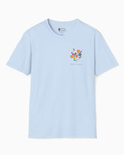 Advocate Support Empower Tee-Light Blue-Neurodiversity, ADHD & Autism Awareness & Acceptance T-Shirt by Daily Bloom