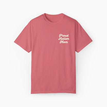 Proud Autism Mom Comfort Colors Tee