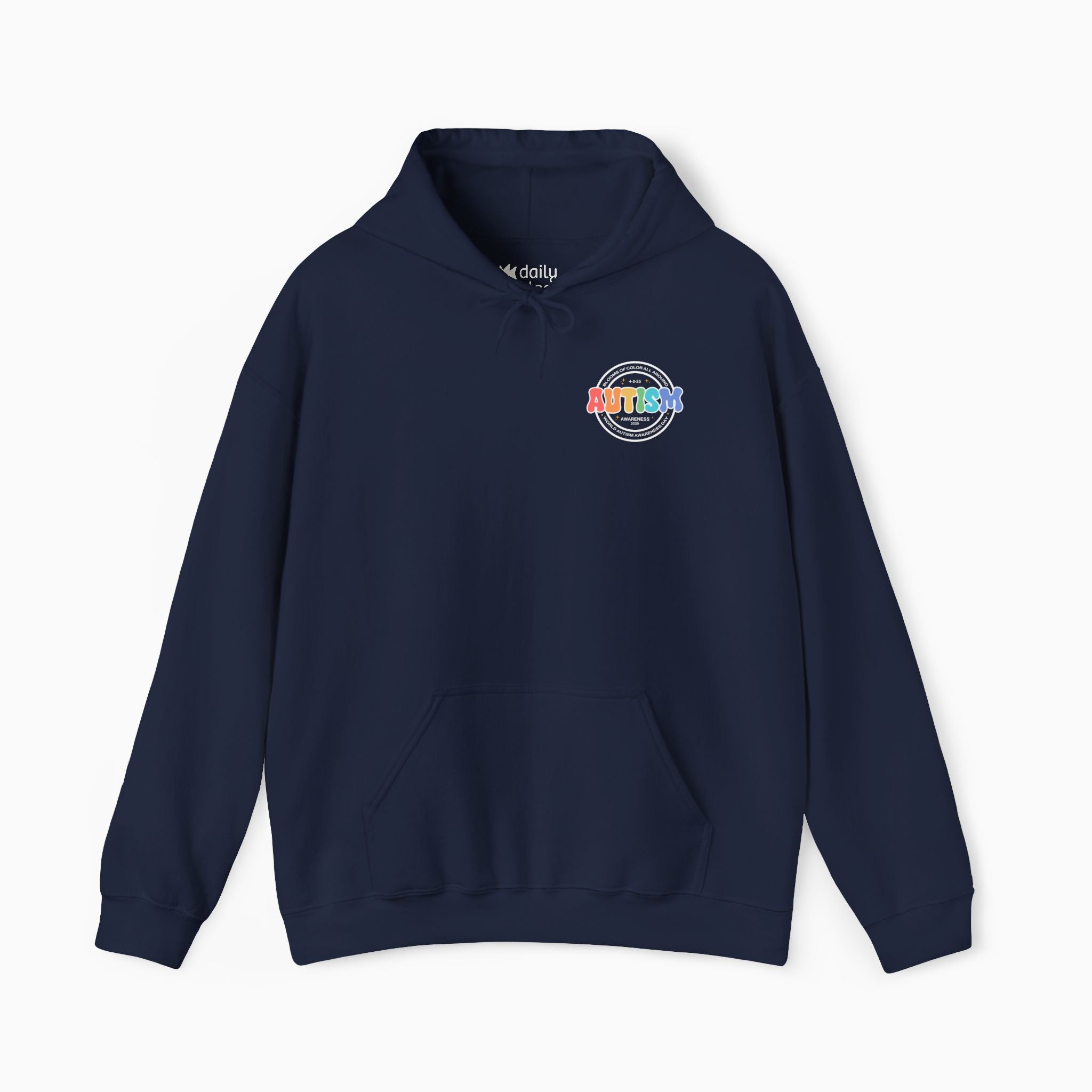 Autism Awareness 2025 - Blooms of Color All Around Hoodie