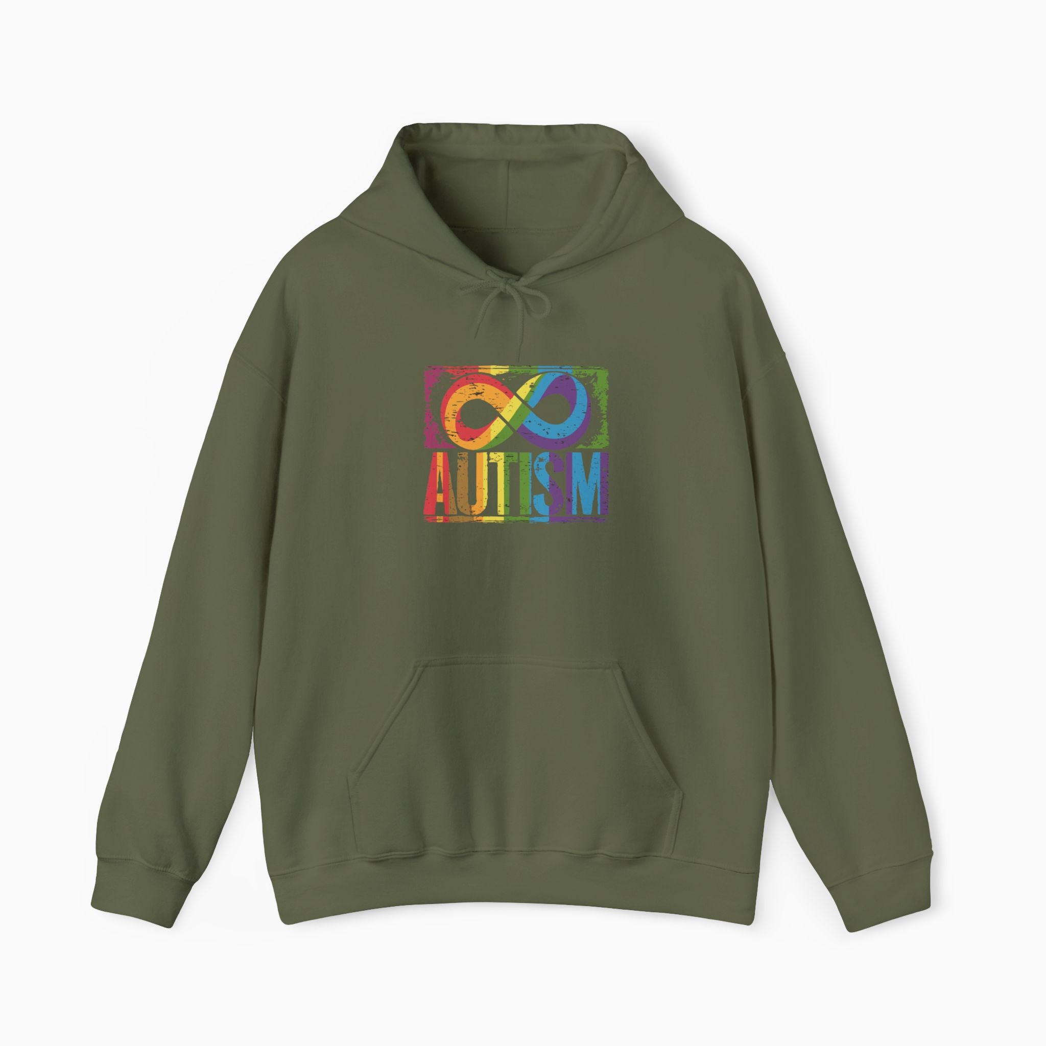 Autism Grunge Infinity Rainbow Hoodie