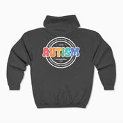 Autism Awareness 2025 - Blooms of Color All Around Zip Up Hoodie