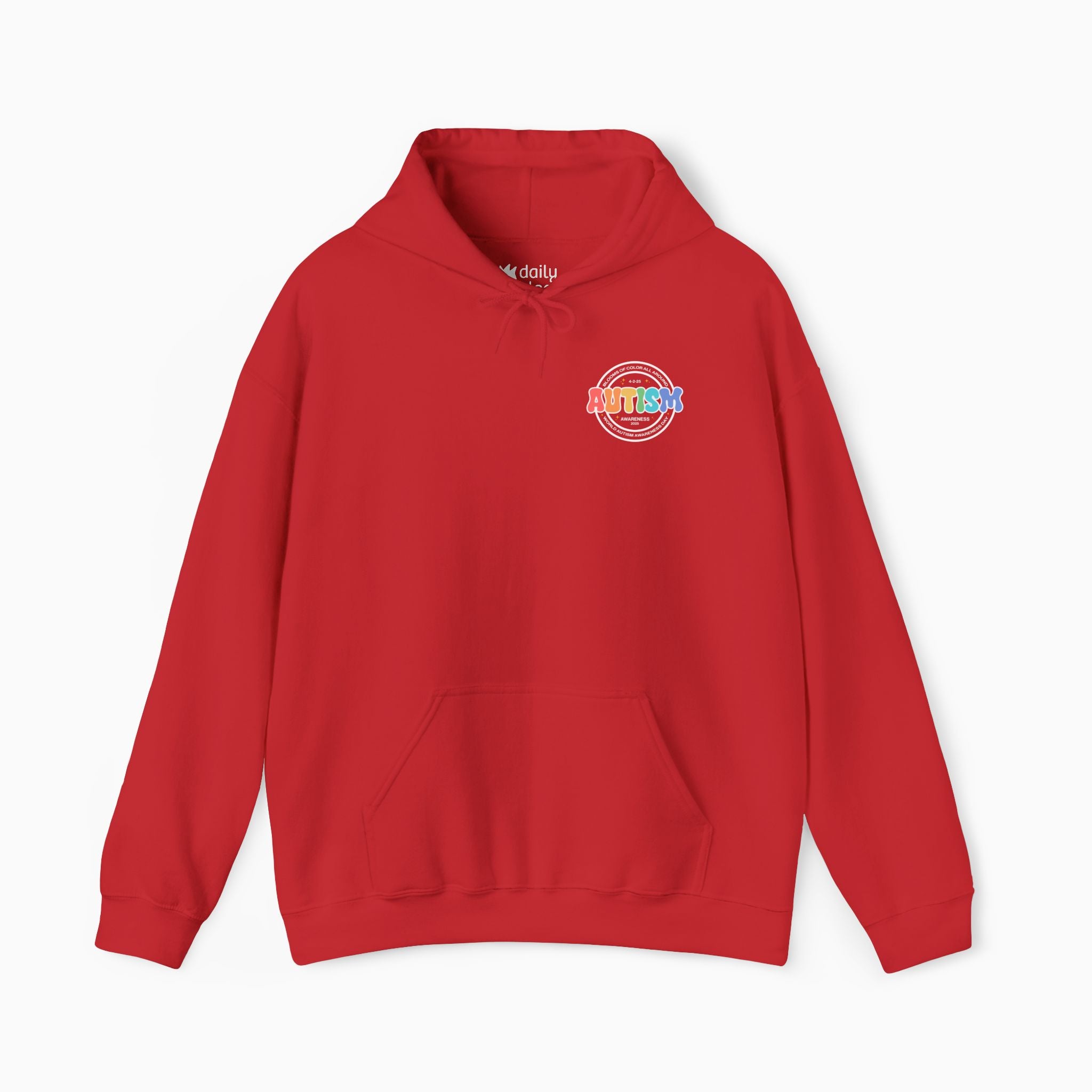 Autism Awareness 2025 - Blooms of Color All Around Hoodie