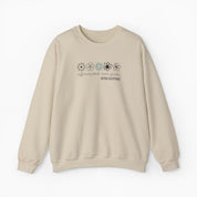 Different Petals Same Garden Flower Sketches Sweatshirt