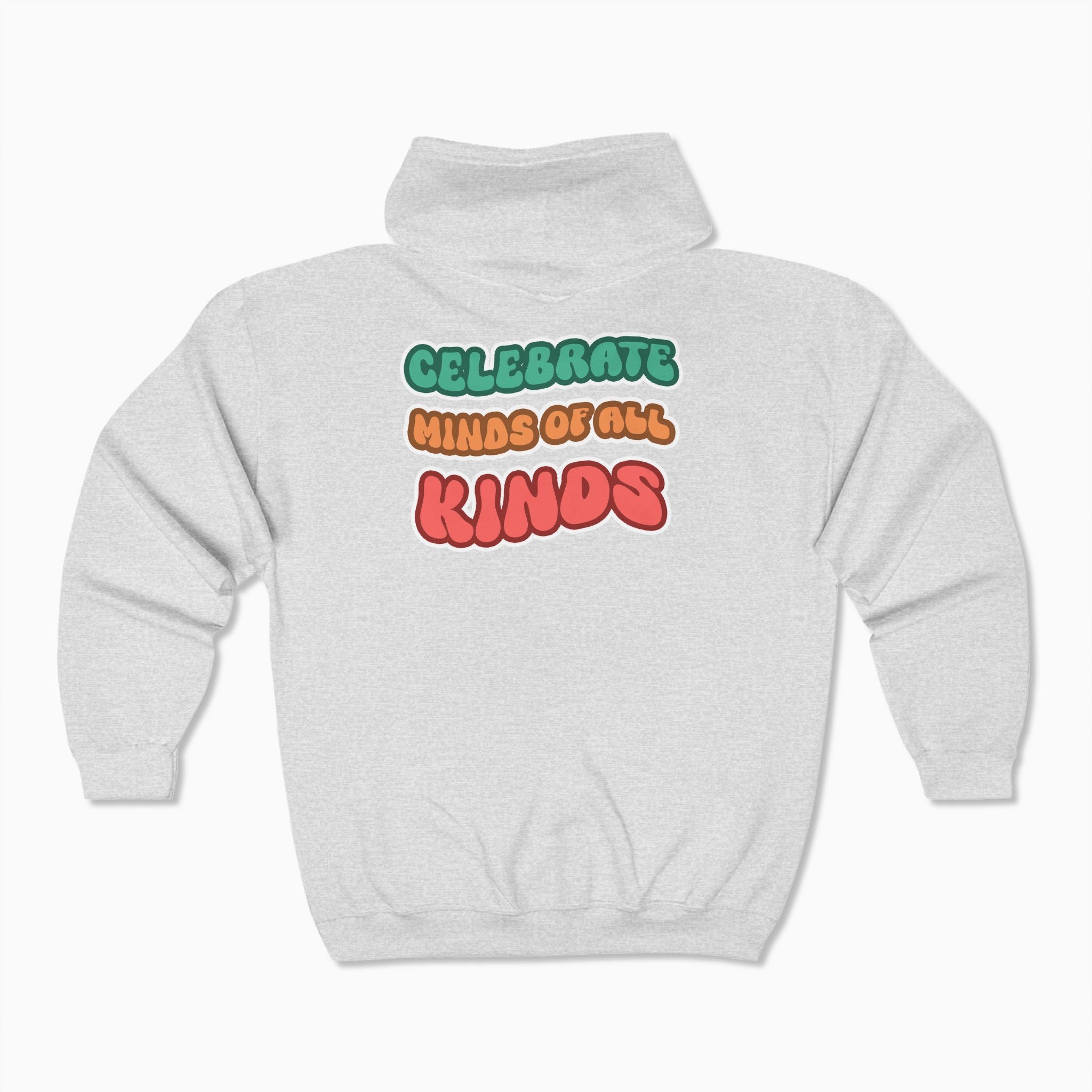Autism Awareness 2025 - Celebrate Minds of All Kinds Zip Up Hoodie