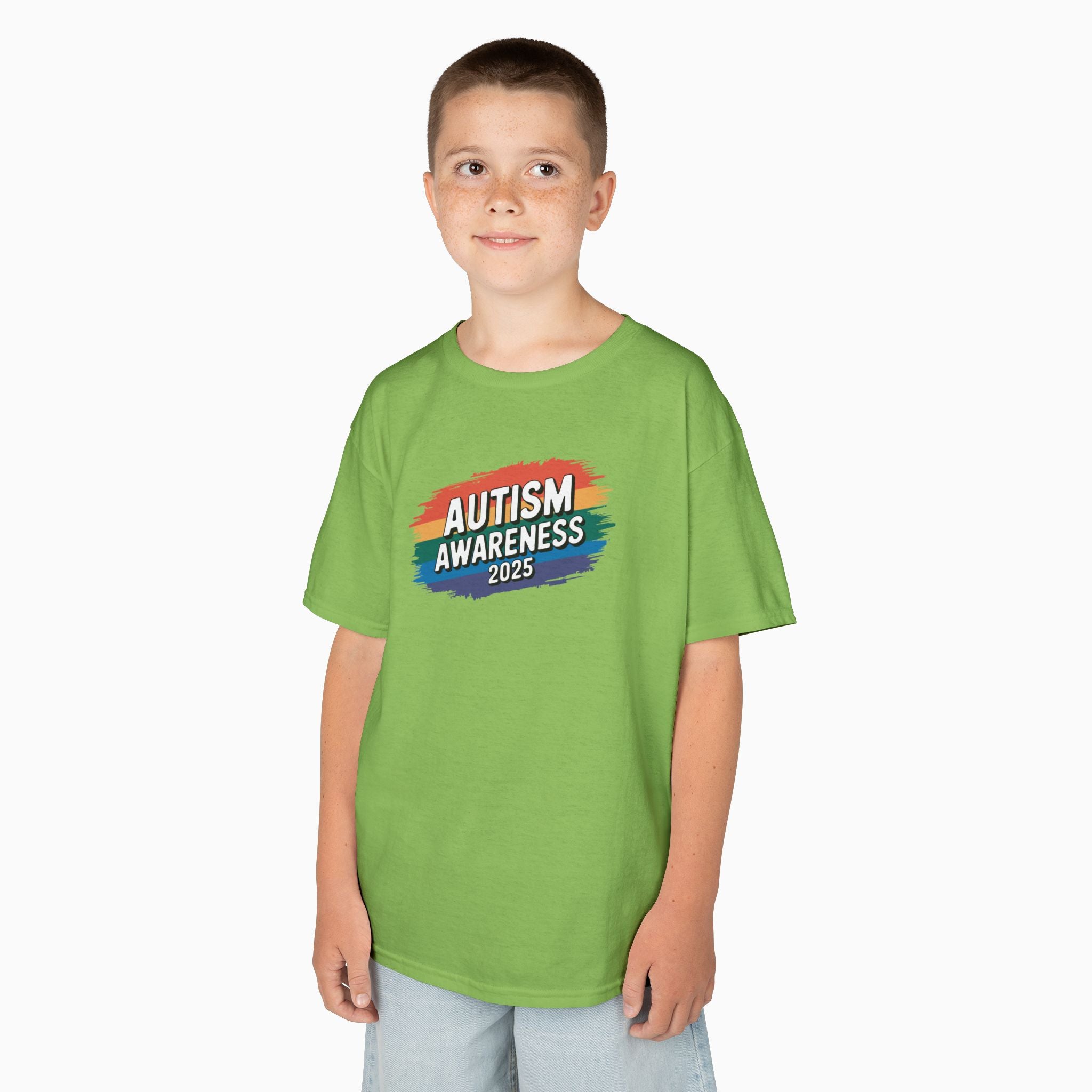 Autism Awareness 2025 - Brushstrokes of Awareness Youth T-Shirt