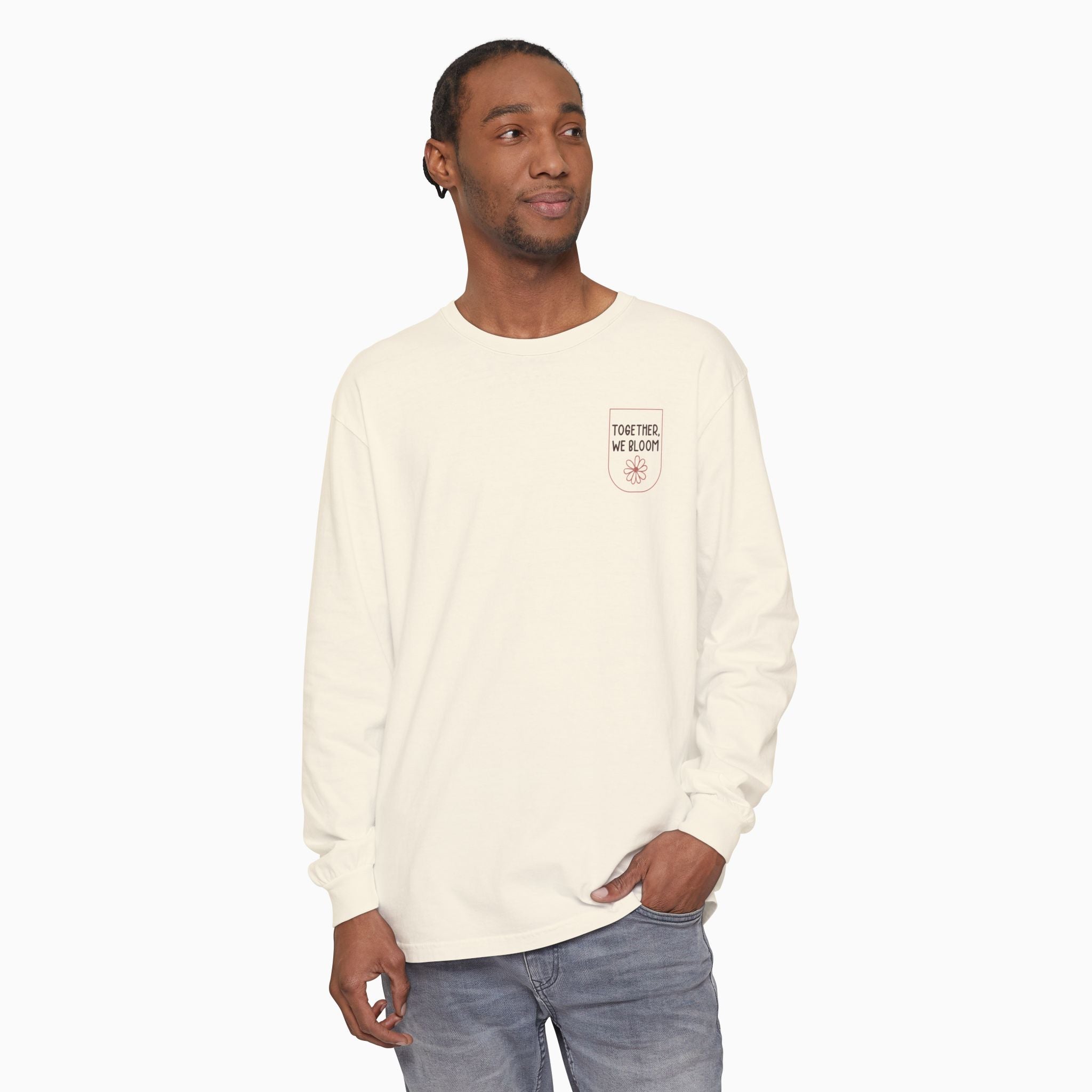 Together We Bloom Comfort Colors Long Sleeve T-Shirt
