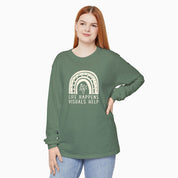 Life Happens Visuals Help Comfort Colors Long Sleeve T-Shirt