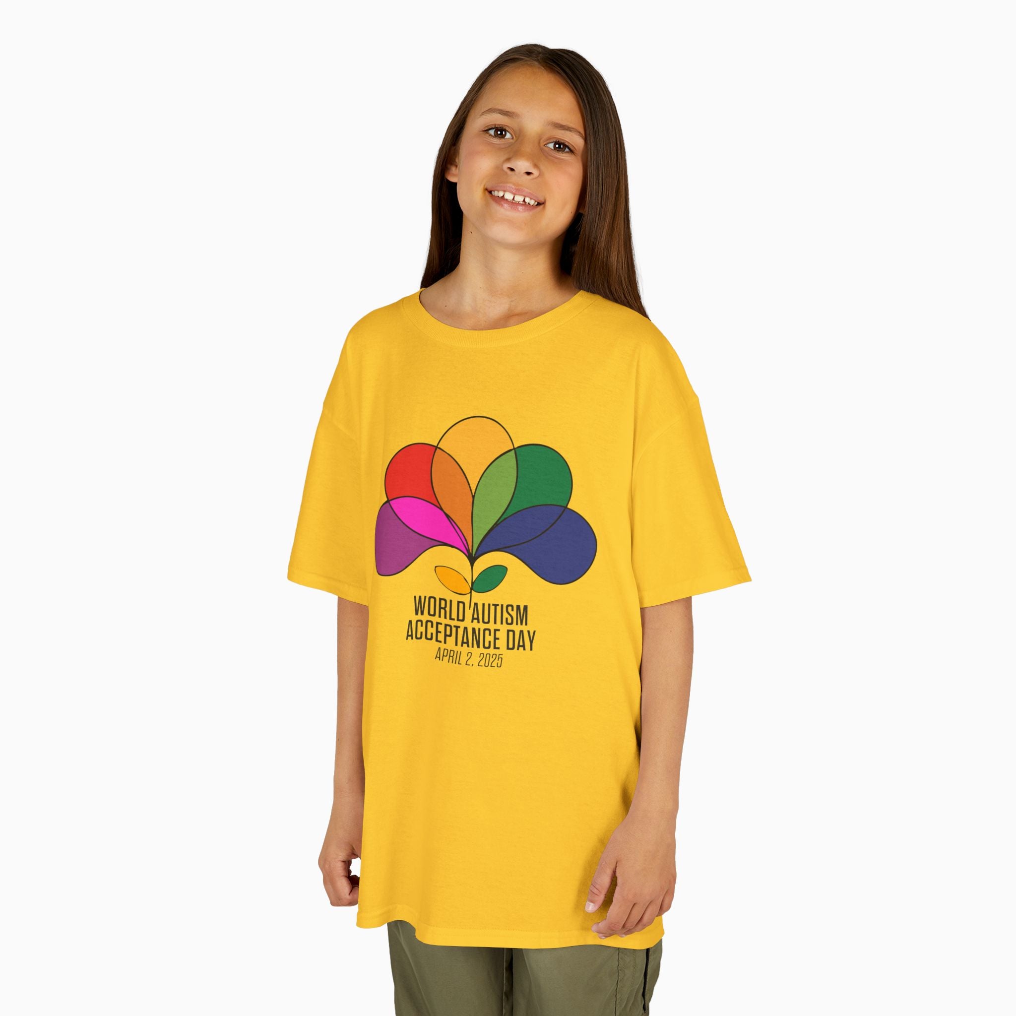 Autism Awareness 2025 - Spectrum in Bloom Youth T-Shirt