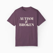 Autism ≠ Broken Comfort Colors Tee