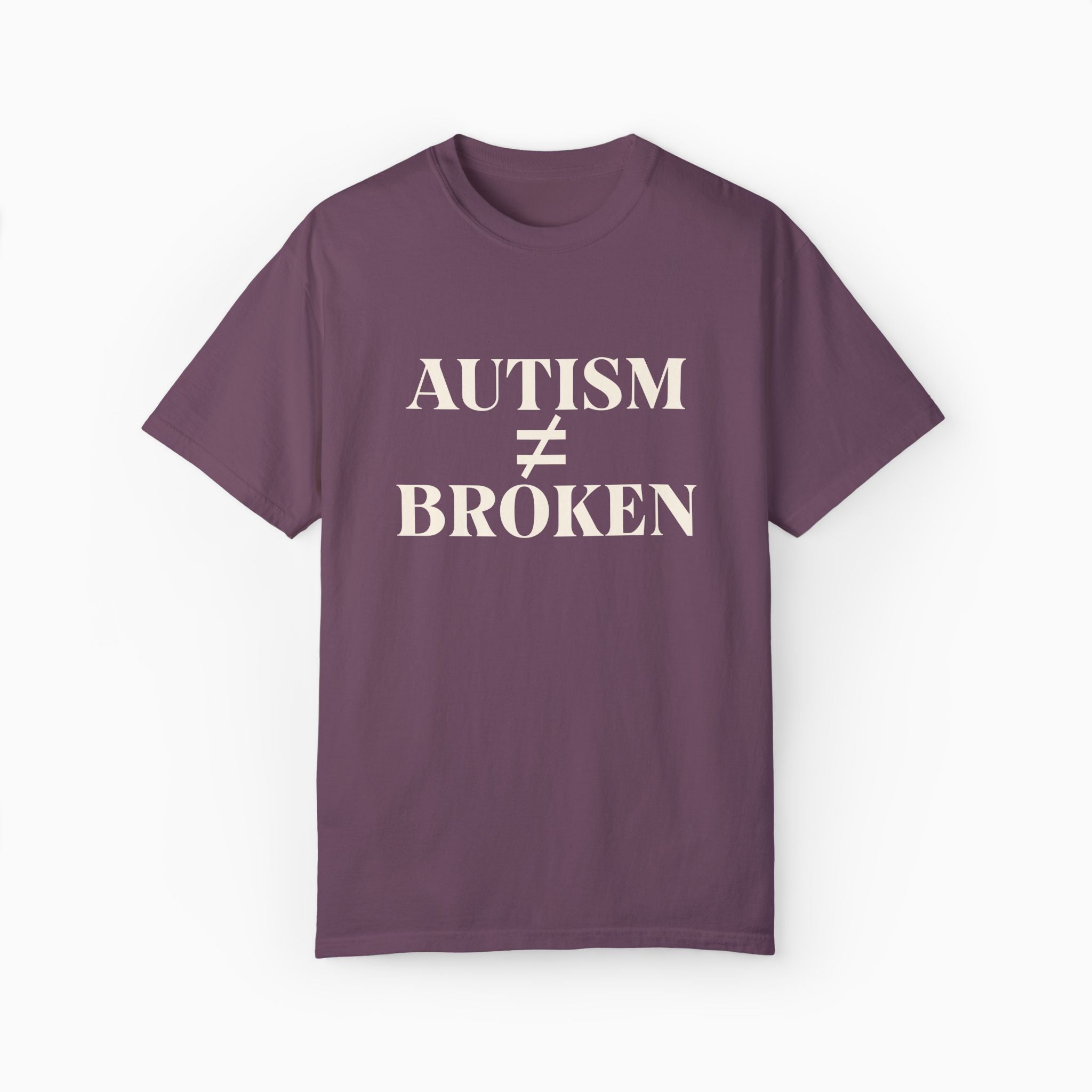 Autism ≠ Broken Comfort Colors Tee